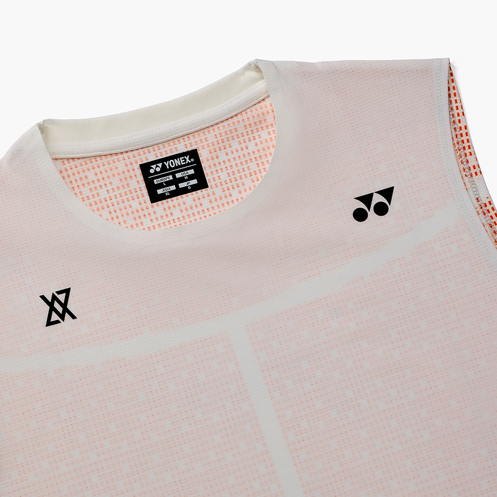 Yonex x Viktor Axelsen Unisex Sleeveless Top 16823W (White)