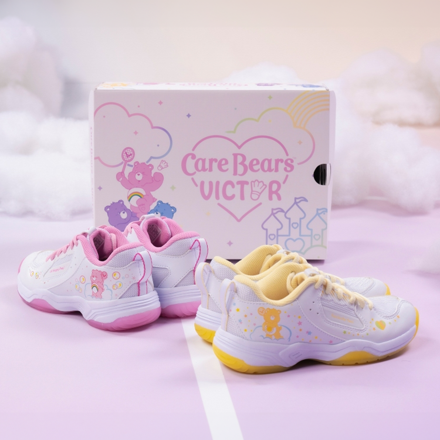 Victor x Care Bears Junior Court Shoes A-CBCJR AI (White Victor x Care Bears Junior Court Shoes A-CBCJR AI (White