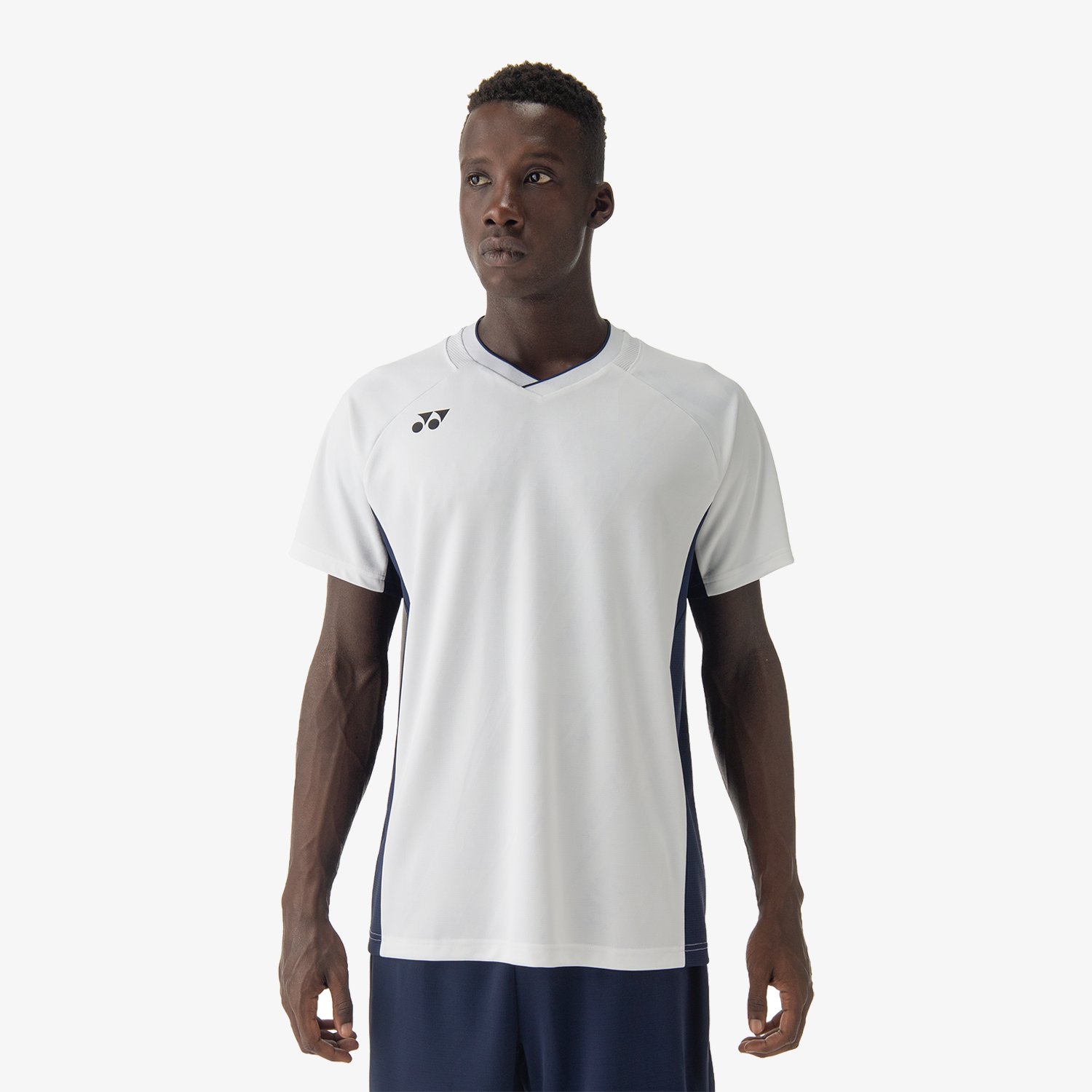 Yonex Men's Crew Neck Shirt 10632 (White) – JoyBadminton Yonex Men's Crew Neck Shirt 10632 (White) – JoyBadminton