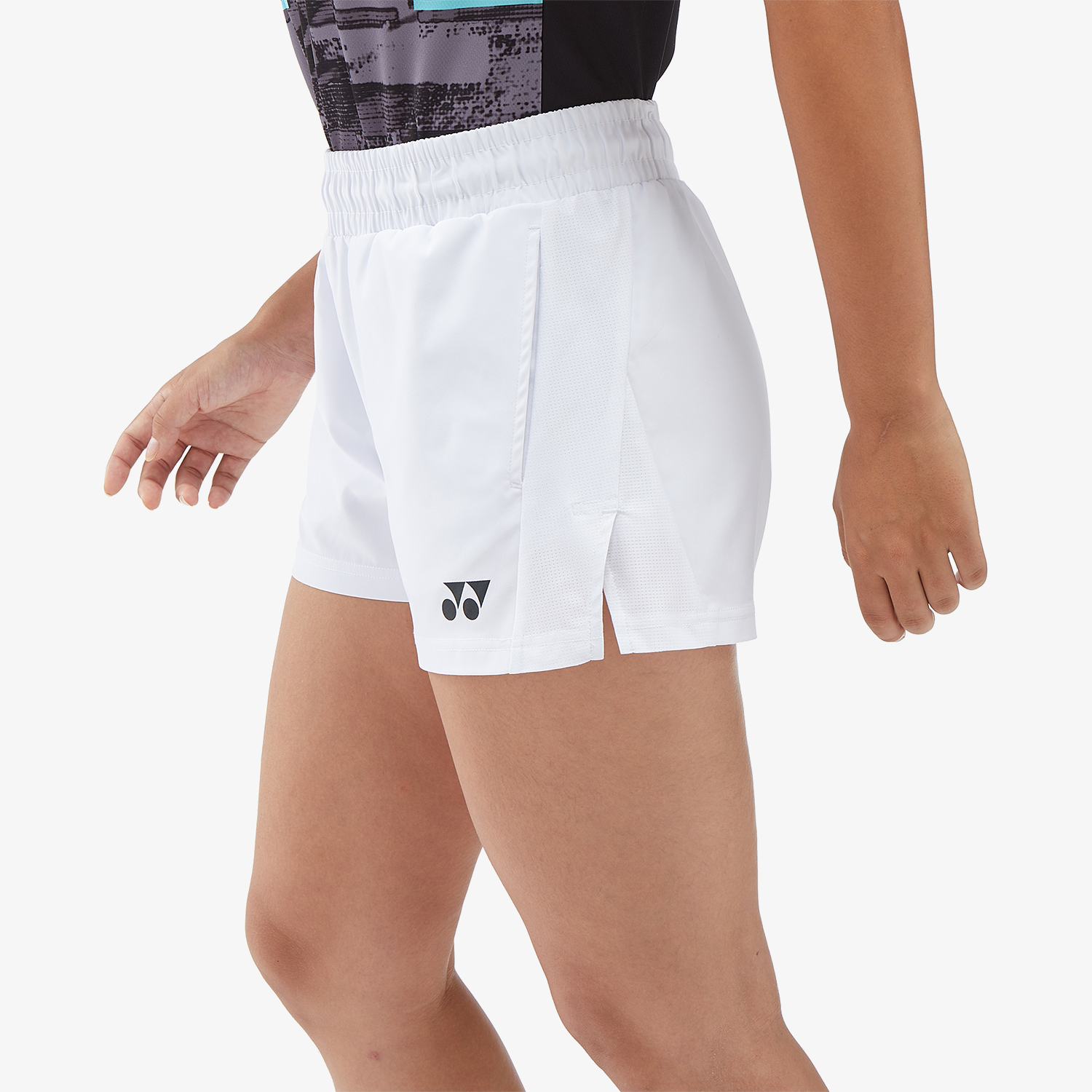 Yonex Women's Shorts With Inner Shorts YW0047 (White)