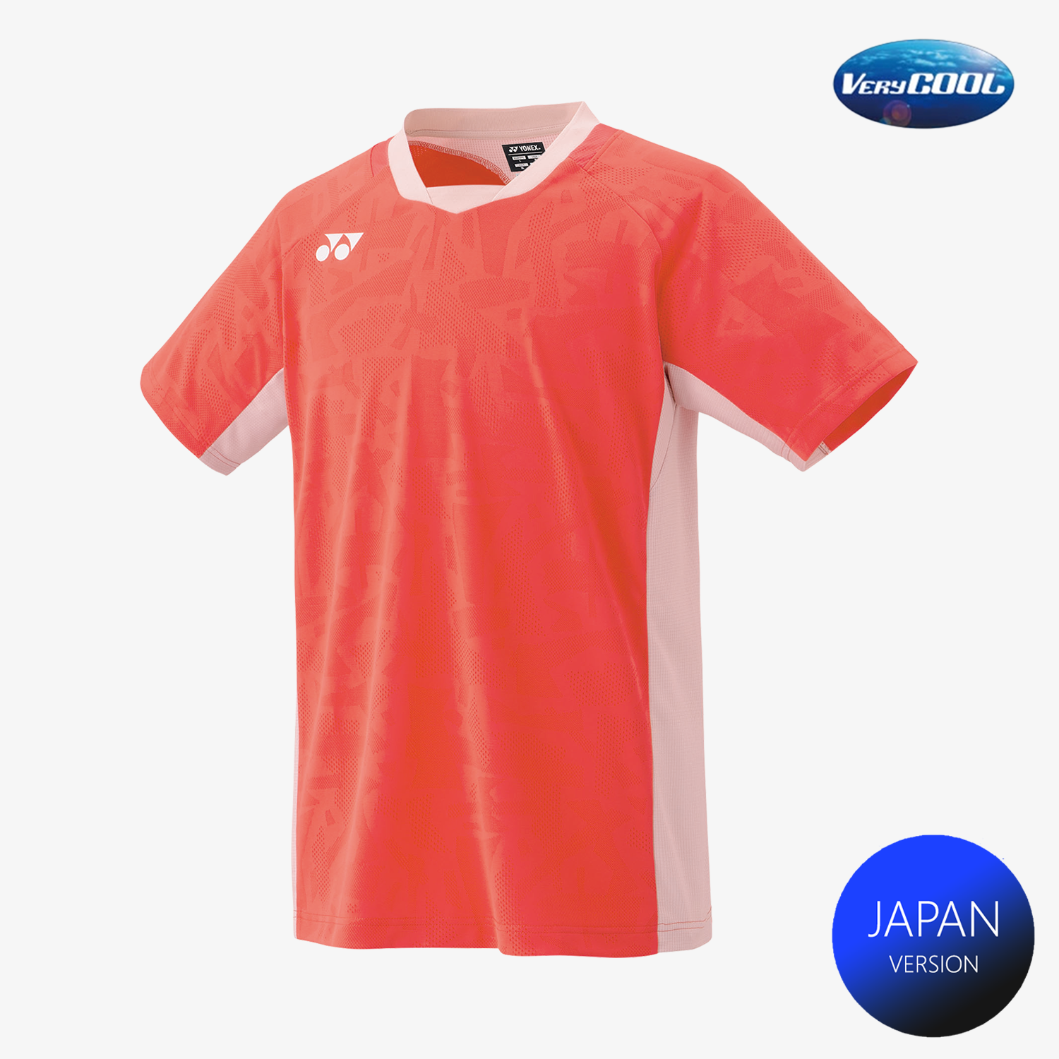 Yonex Men's Crew Neck Shirt 10634 (Coral Red)