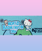 Victor x Hello Kitty World Badminton Day Towel TW-KT302 M (Blue)