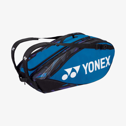 Yonex  BA92229 (Fine Blue) 9pk Pro Badminton Tennis Racket Bag
