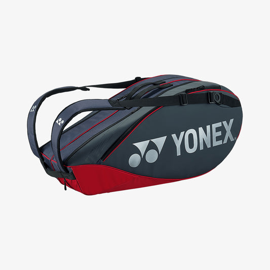 Yonex Badminton Tennis Racket 6pk Pro Bag BA92326 (Grayish Pearl) - ArcSaber 11 Edition