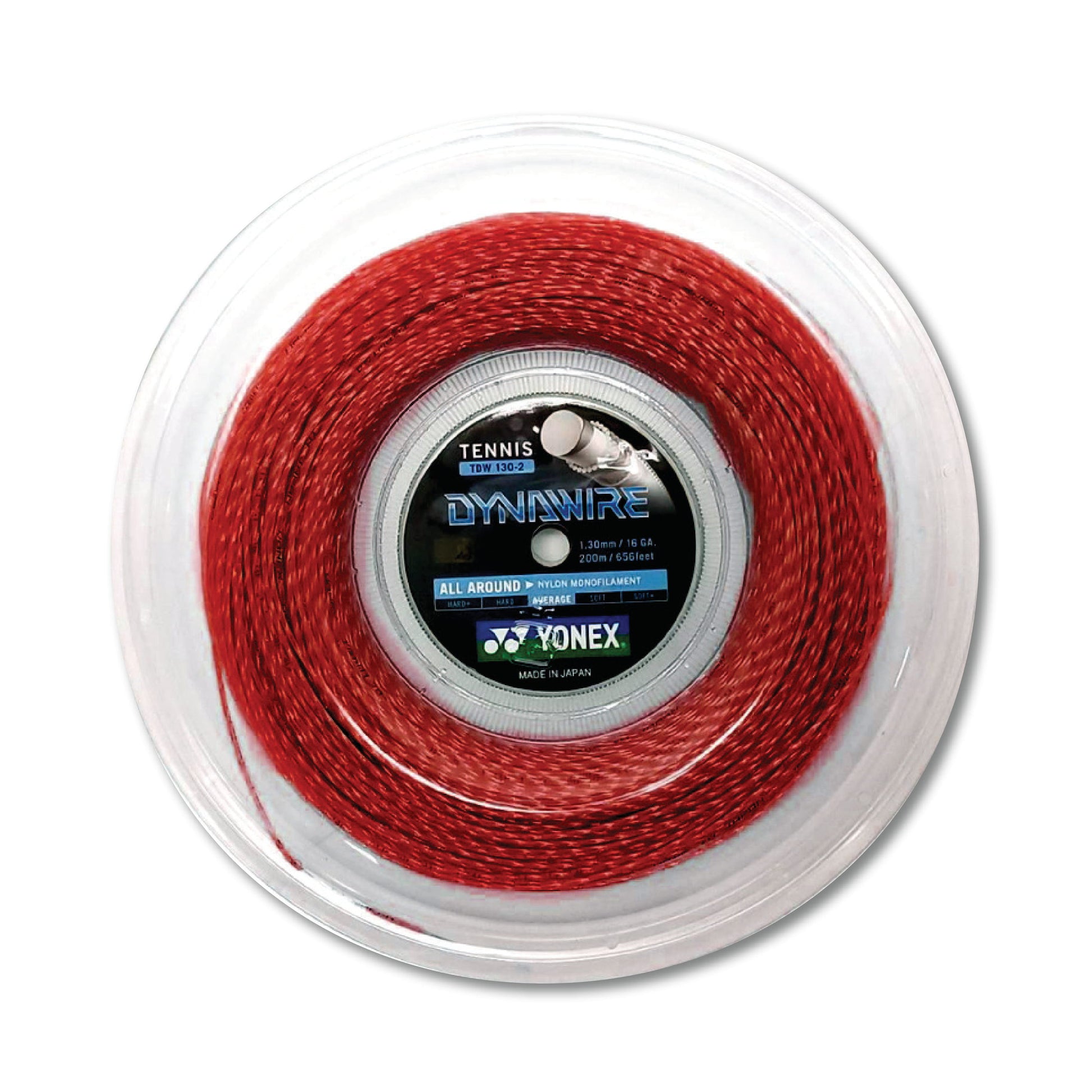 Yonex Dynawire 130 / 16 200m Tennis String Reel (Red)