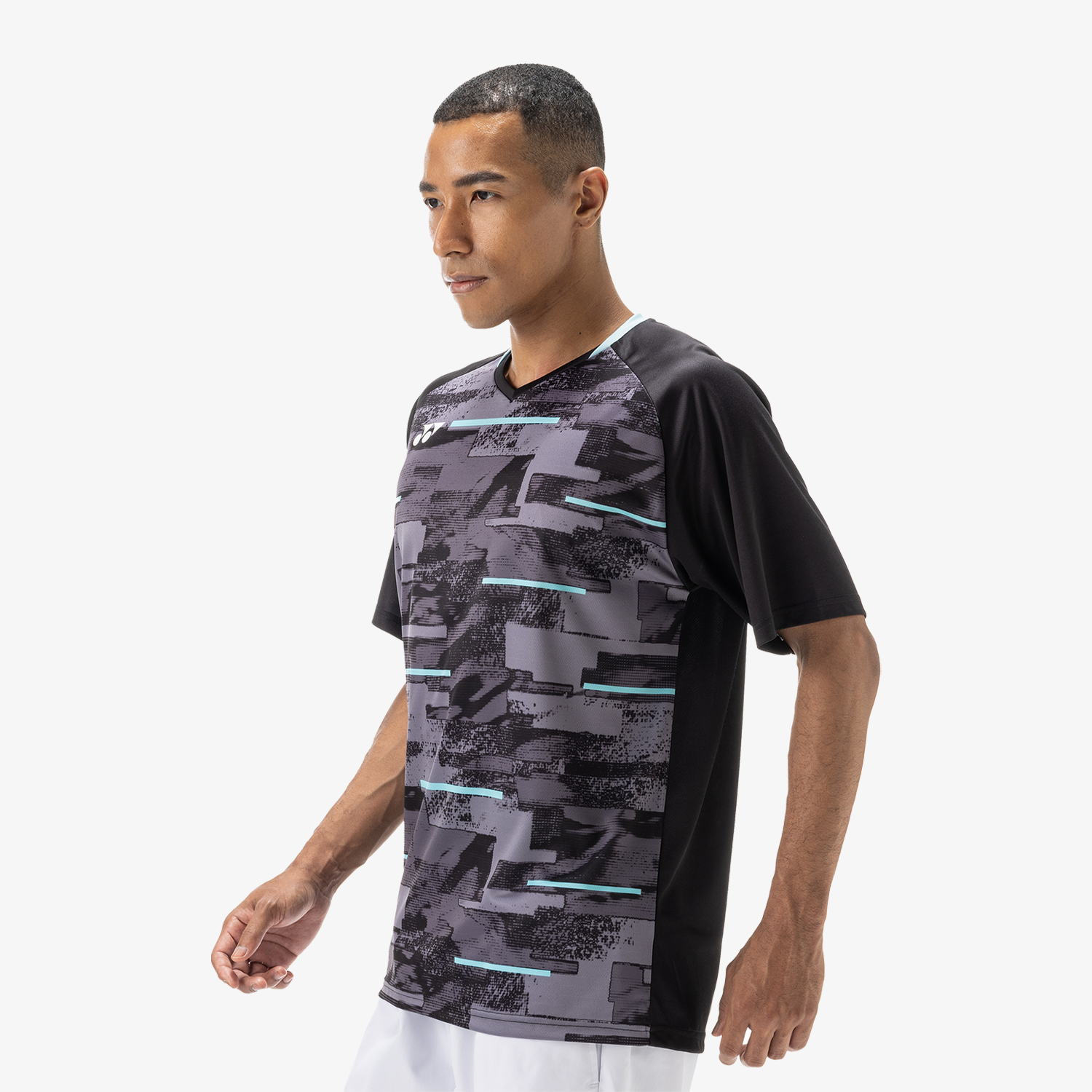 Yonex Men's Crew Neck Shirts YM0034 (Black)