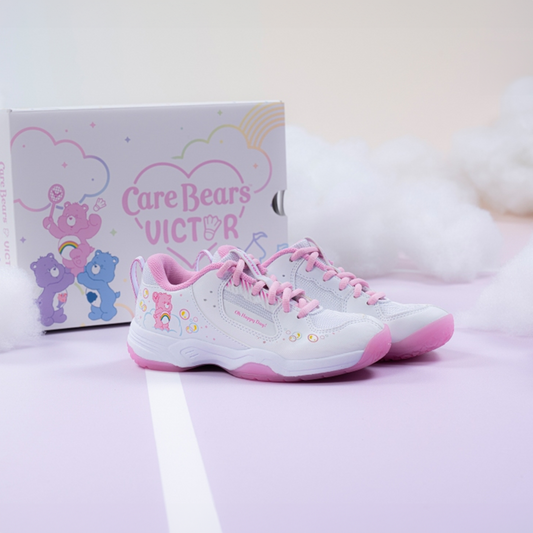 Victor x Care Bears Junior Court Shoes A-CBCJR AI (White/Pink)