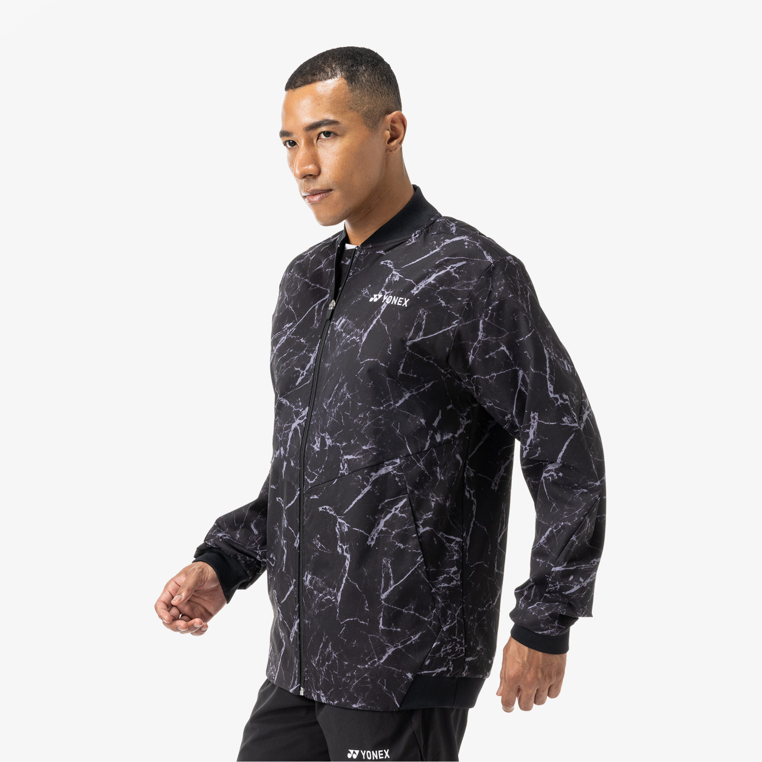 Yonex 2025 Men's Warm-Up Jacket YM0041 (Black) – JoyBadminton Yonex 2025 Men's Warm-Up Jacket YM0041 (Black) – JoyBadminton