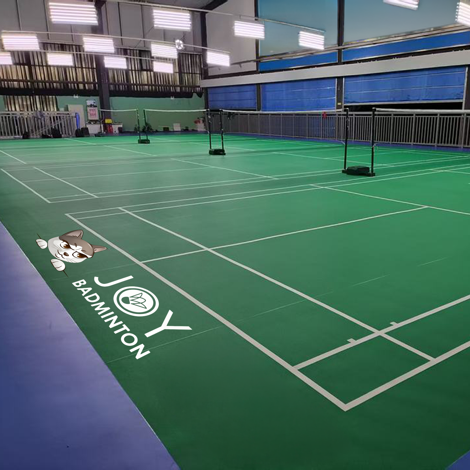 Tournament Grade Badminton Indoor Court Mat Gemstone Texture (8.0mm) (1 court)