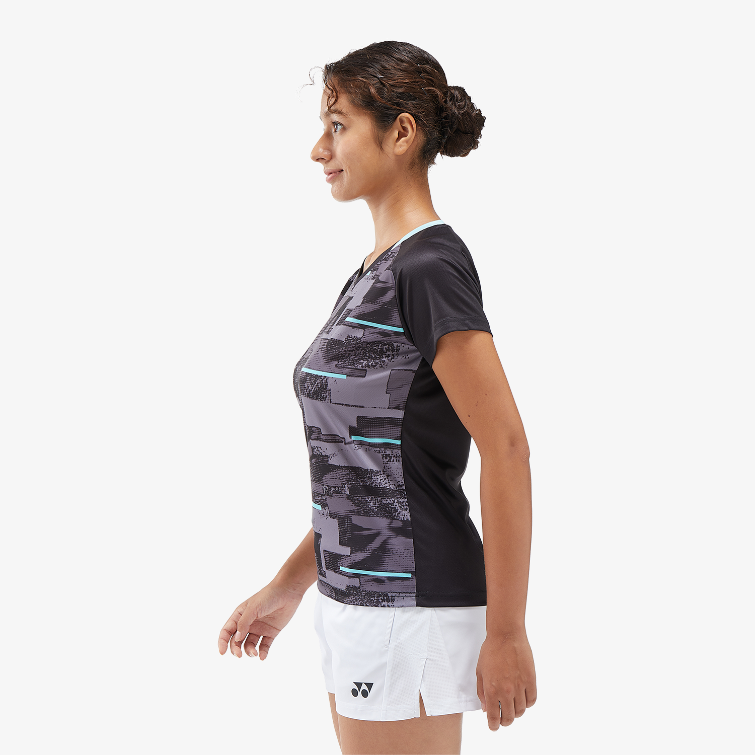 Yonex Women's Crew Neck Shirts YW0034 (Black)