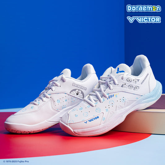 Victor x Doraemon Court Shoes P-DRM-A (White) (COMING SOON)