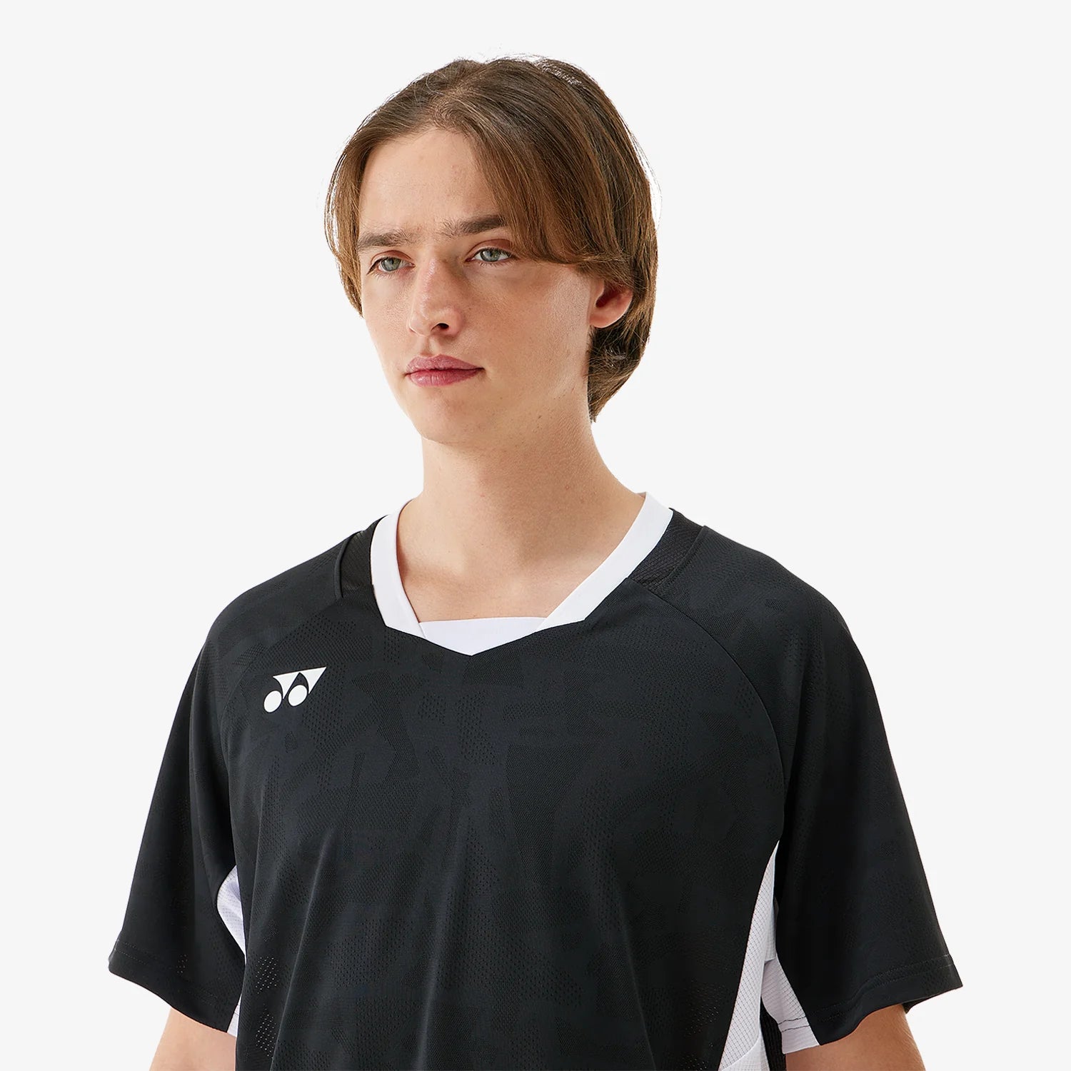 Yonex Men's Crew Neck Shirt 10634BK (Black)