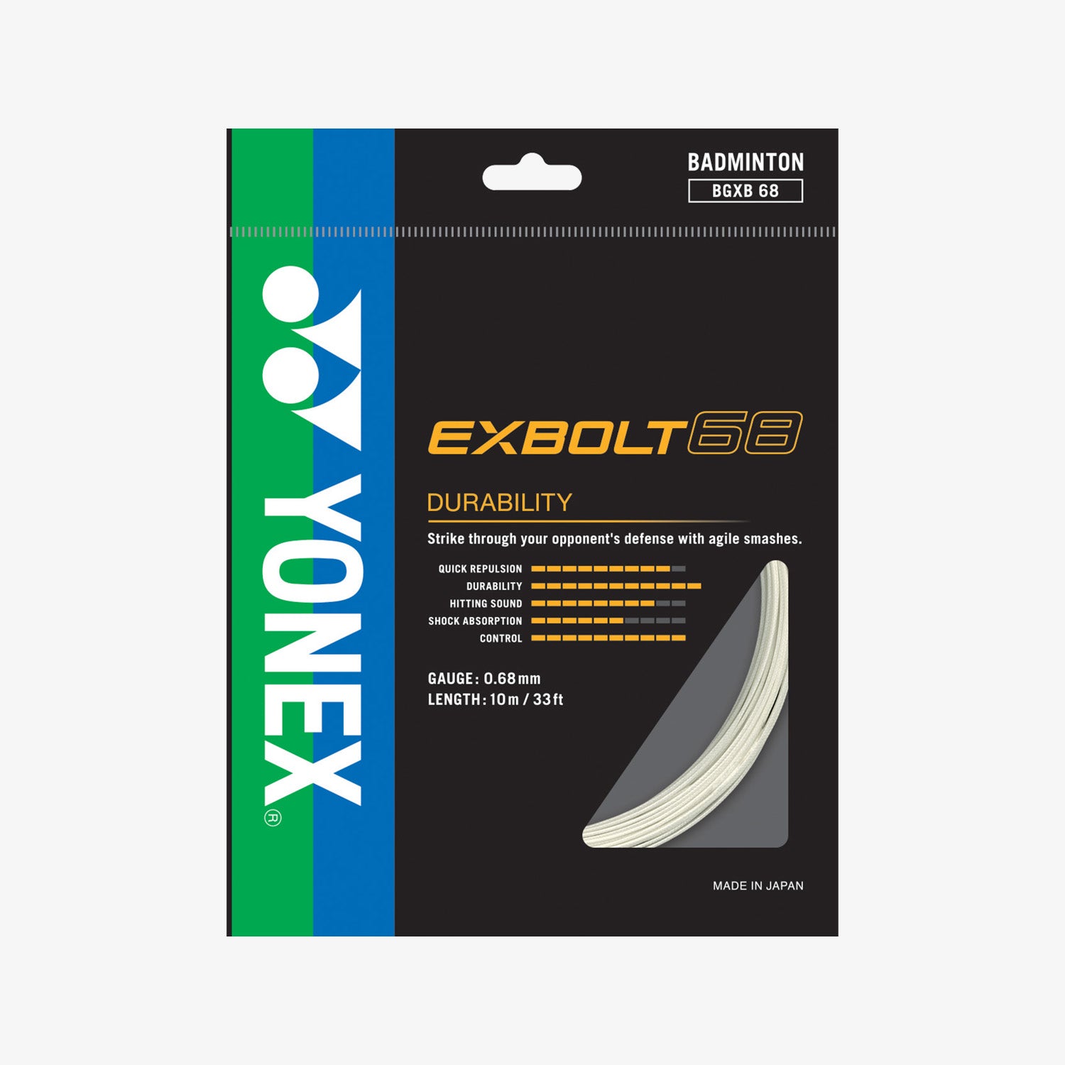Yonex Exbolt 68 200m Badminton String (3 Colors)