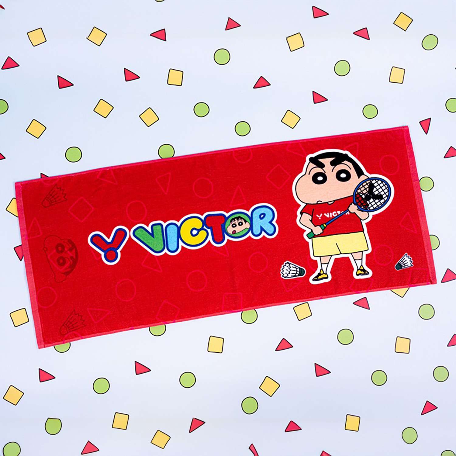 Victor x Crayon Shin Chan Towel TW-406CS D (Red)