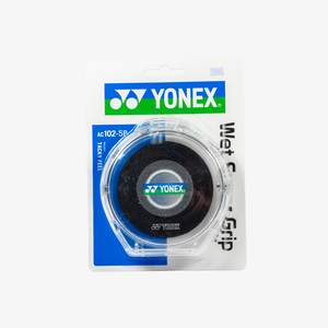 Yonex AC102-5P Super Grap Roll Racket Overgrip 5 Wraps (Black) 