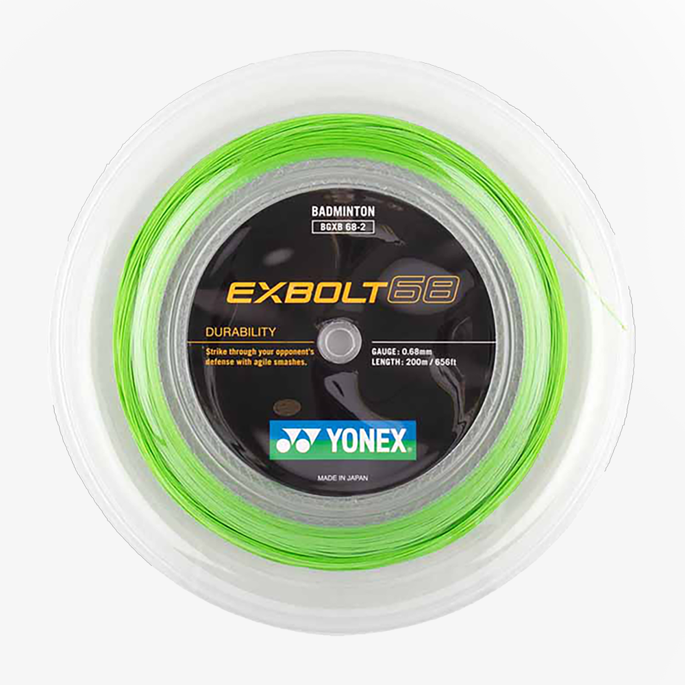 Yonex Exbolt 68 200m Badminton String (Lime Green)