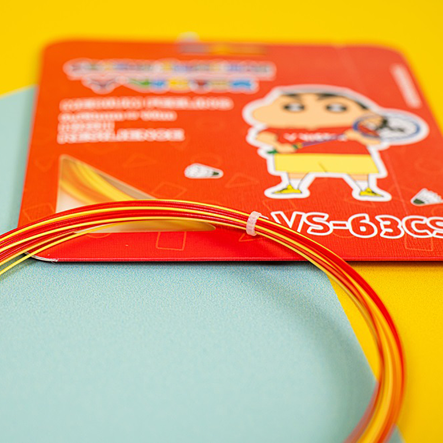 Victor x Crayon Shin Chan Badminton String Pack 10m VS-63CS-DE (Red) 
