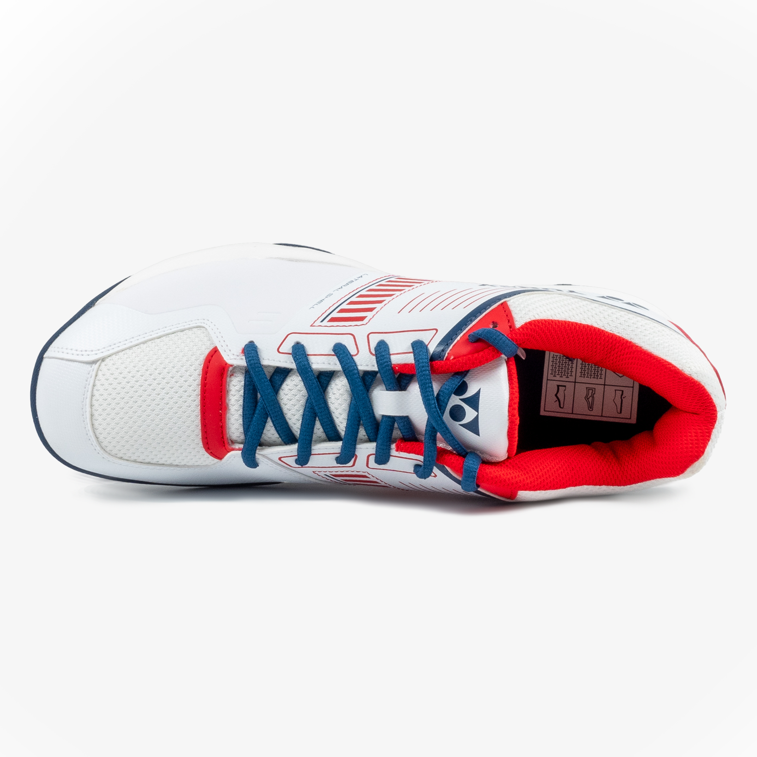 Yonex Strider Wide (White/Red) Court Shoe