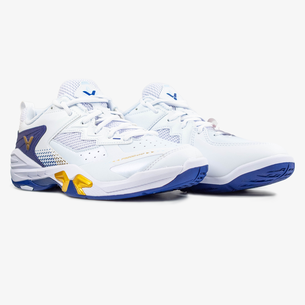 Victor P9200cHP-AB Court Shoe (Bright White/Medieval Blue)