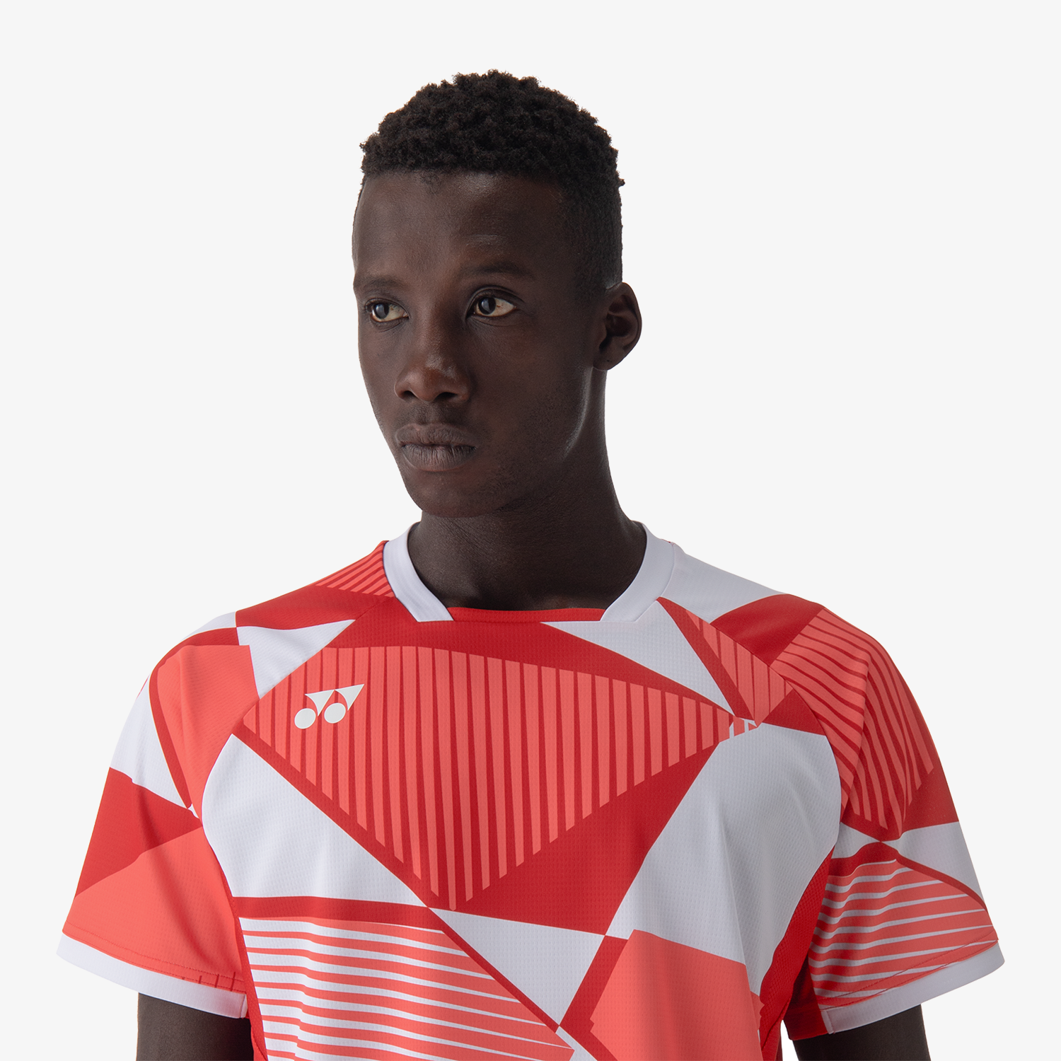 Yonex Men's Crew Neck Shirt 10635 (Tango Red)