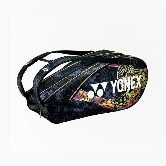 Yonex x Naomi Osaka Badminton Tennis Racket 6pk Bag (Black/Gold)