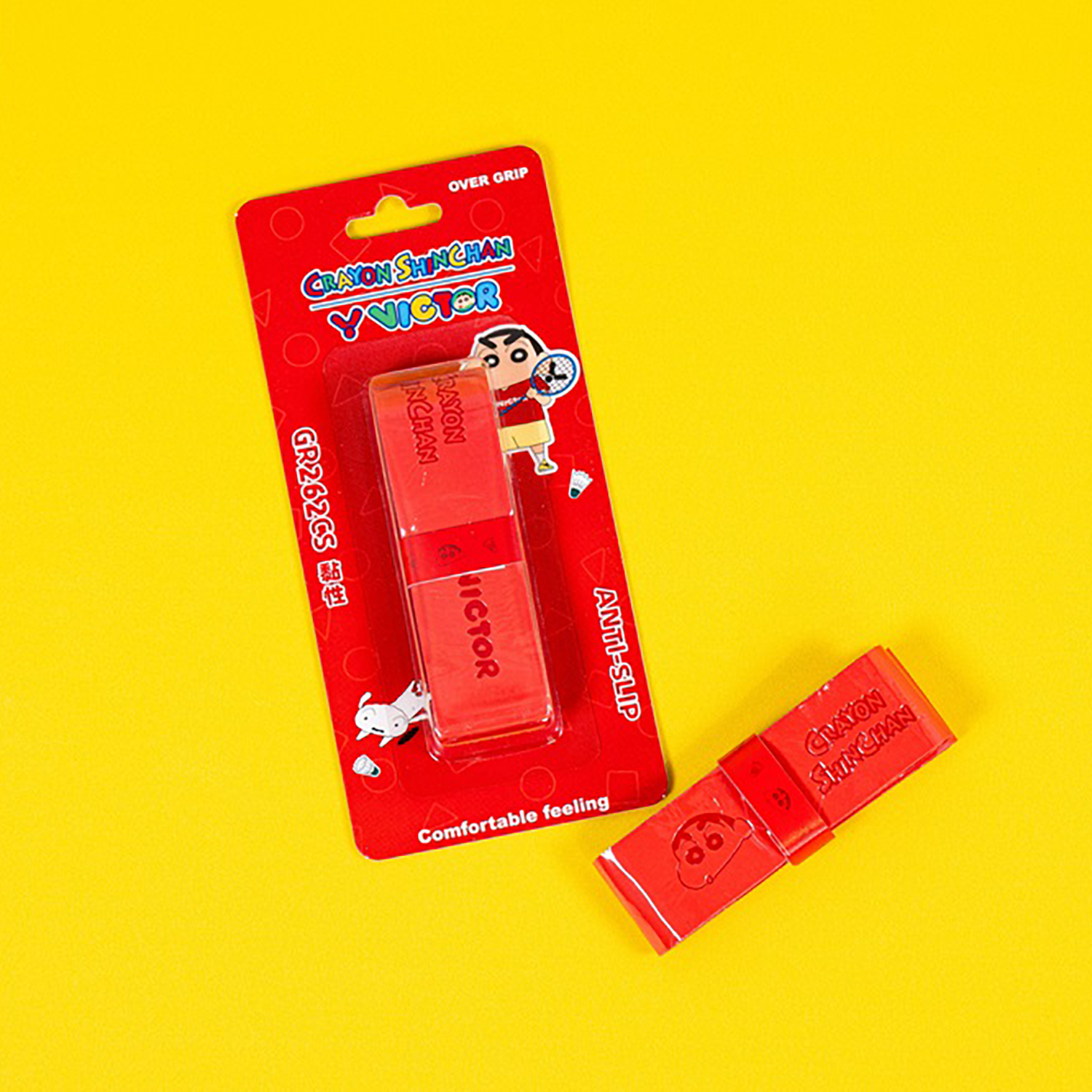 Victor x Crayon Shin Chan Overgrip Red GR262CS D 