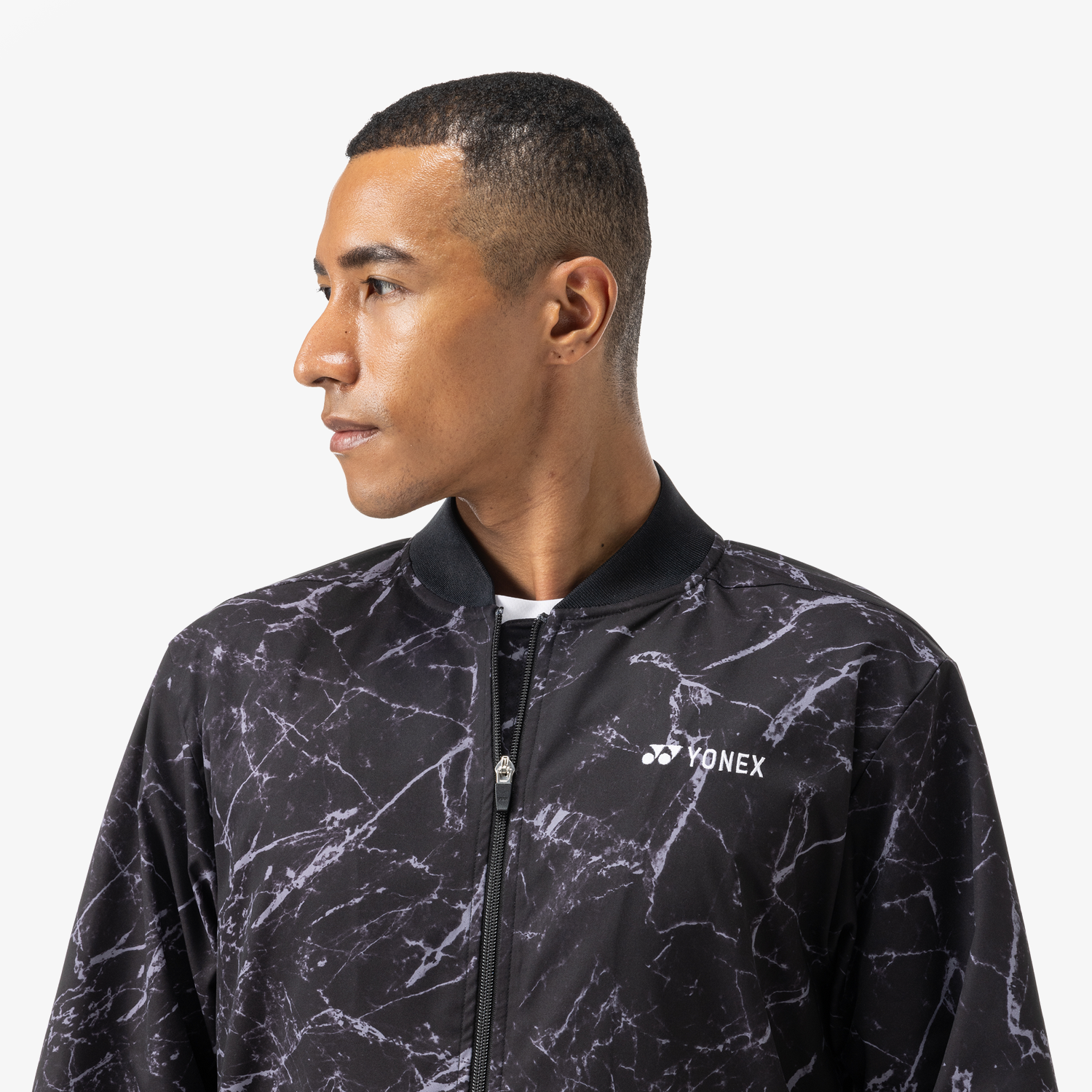 Yonex 2025 Men's Warm-Up Jacket YM0041 (Black)