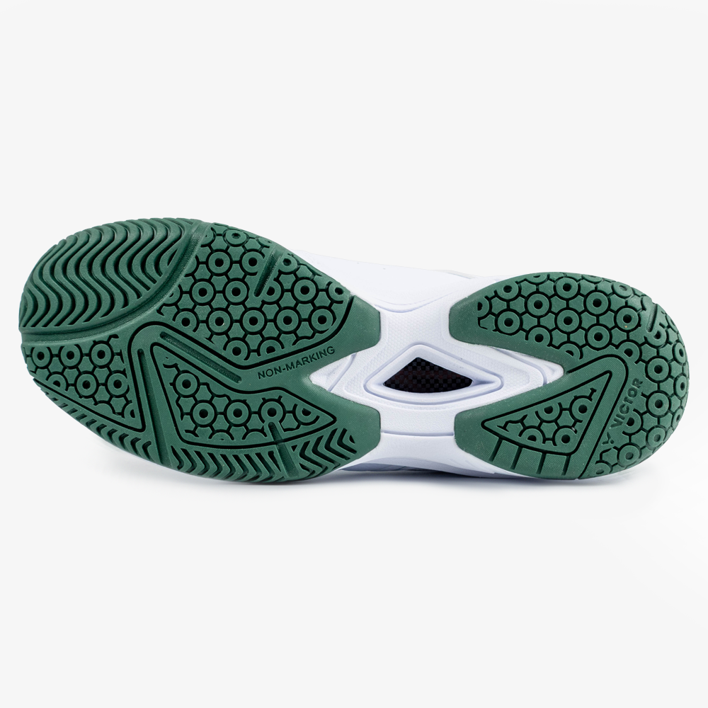 Victor P8500CLS-AG Wide Shoe (Bright White/Hunter Green)