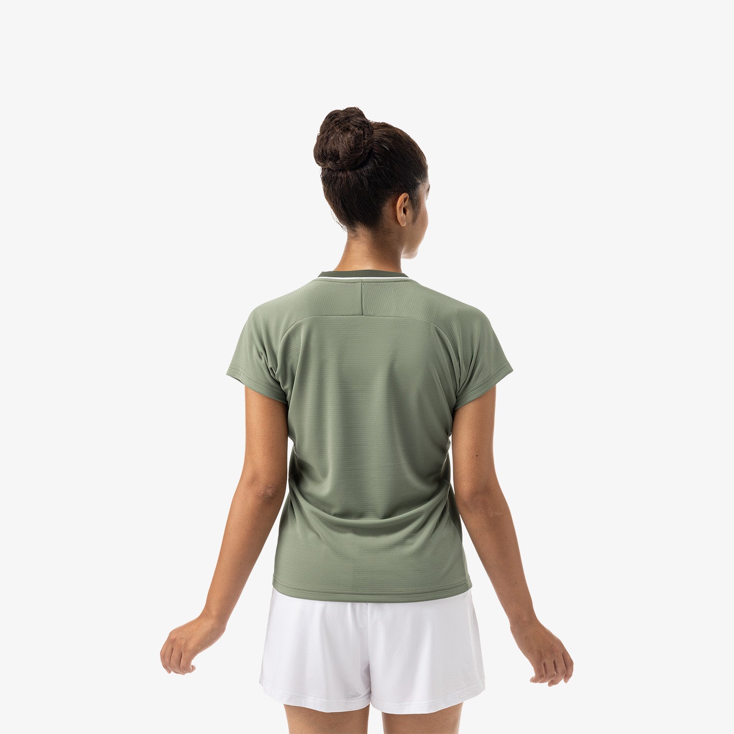 Yonex Women's Crew Neck Tournament Shirt 20769LOL (Light Olive) 