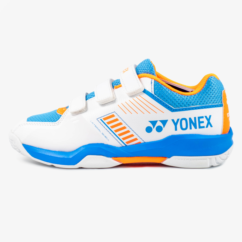 Yonex Strider Flow Junior Shoe (White/Sky Blue)