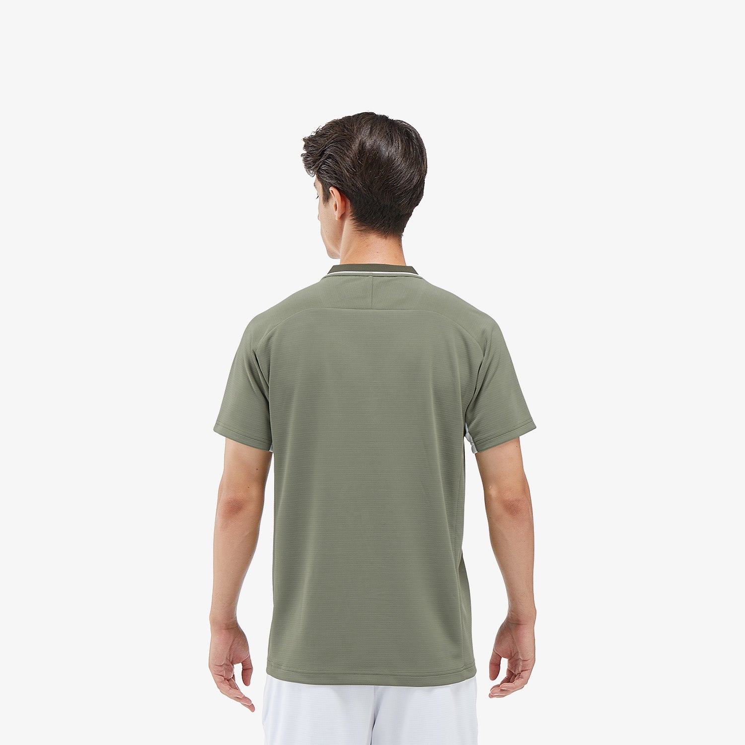 Yonex Men's Crew Neck Tournament Shirt 10568LOL (Light Olive) 