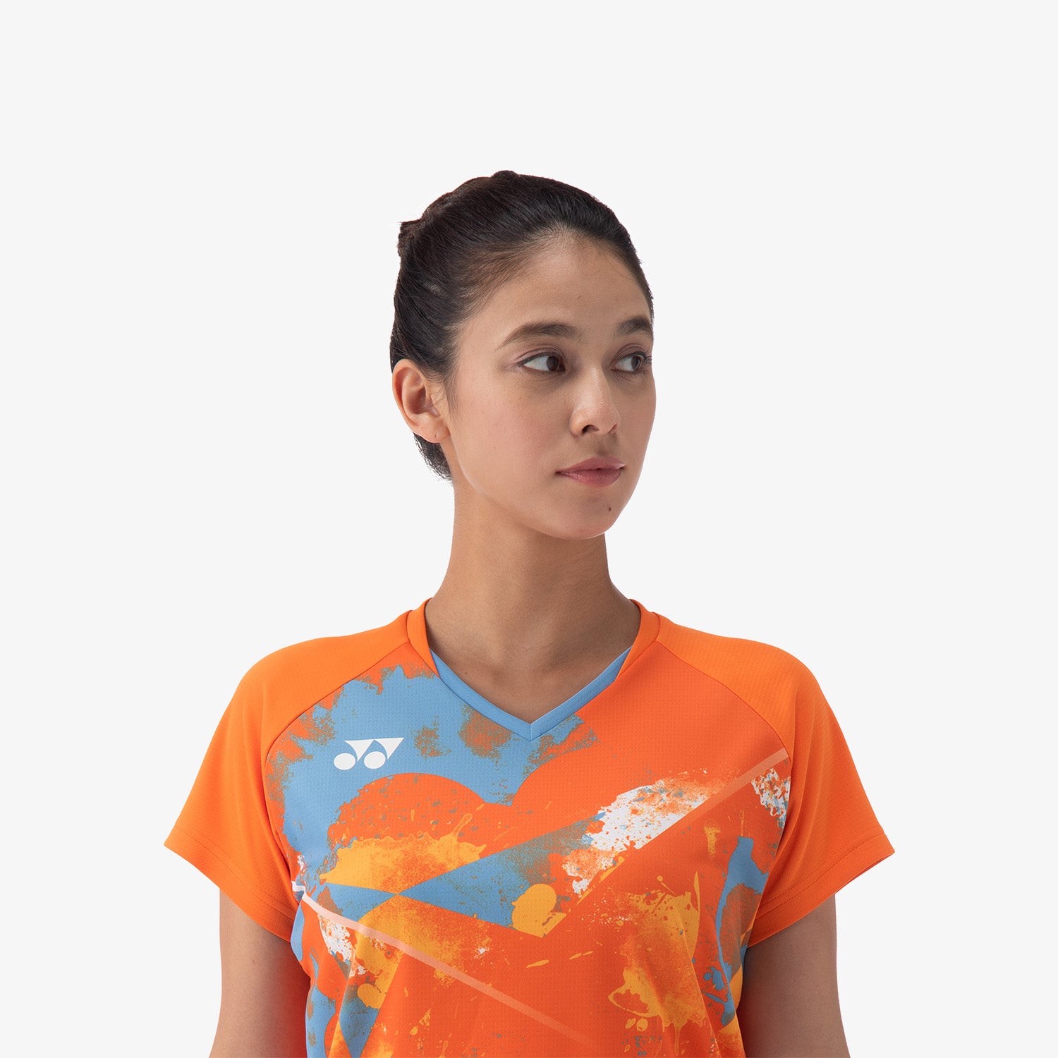 Yonex Women's Crew Neck Tournament Shirt 20771BOR (Bright Orange) 