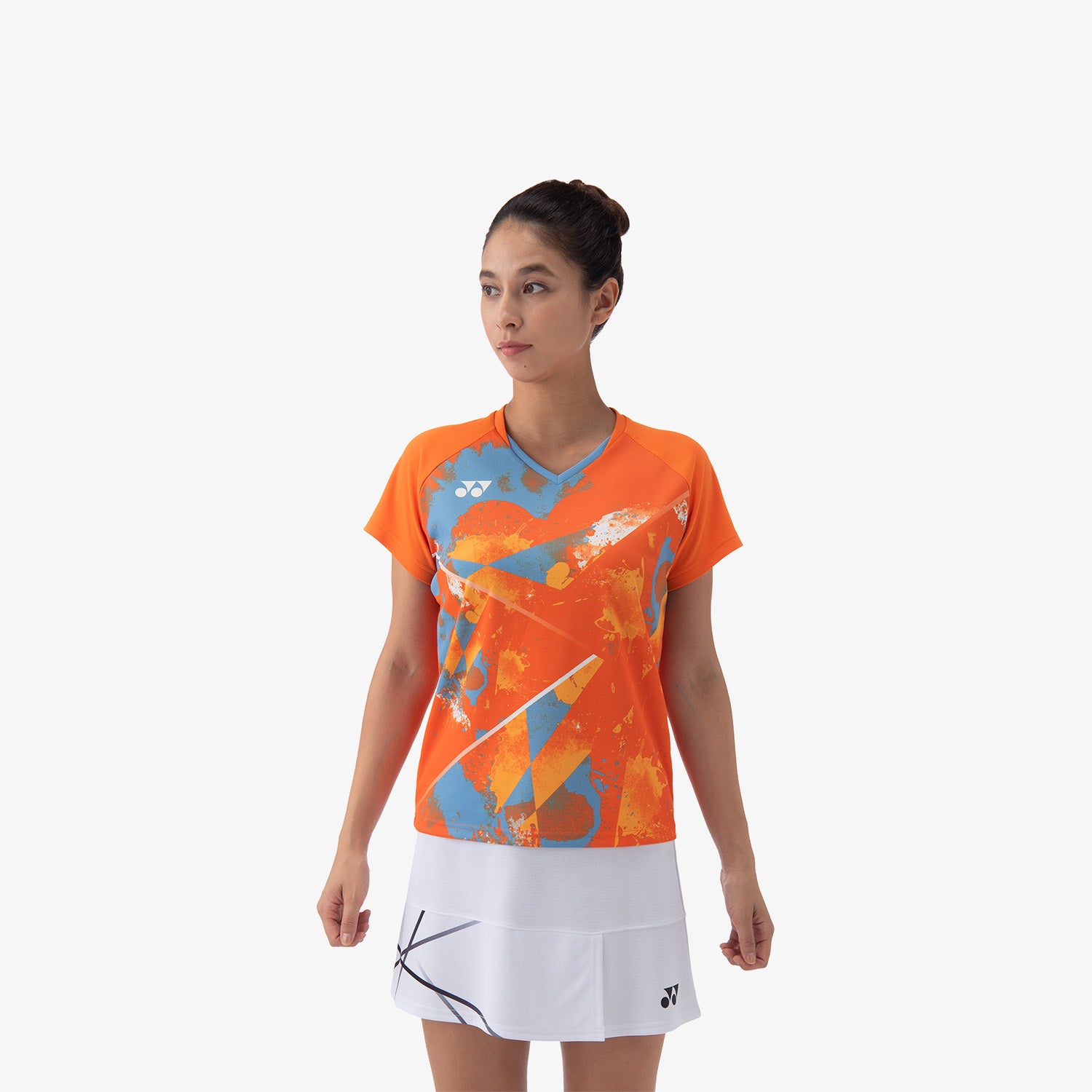 Yonex Women's Crew Neck Tournament Shirt 20771BOR (Bright Orange) 