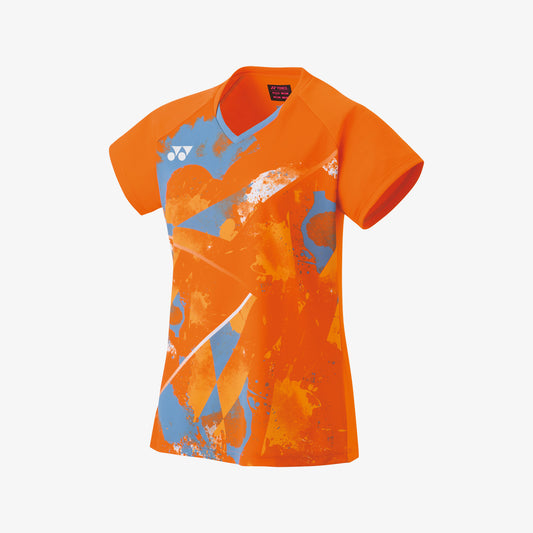 Yonex Women's Crew Neck Tournament Shirt 20771BOR (Bright Orange)