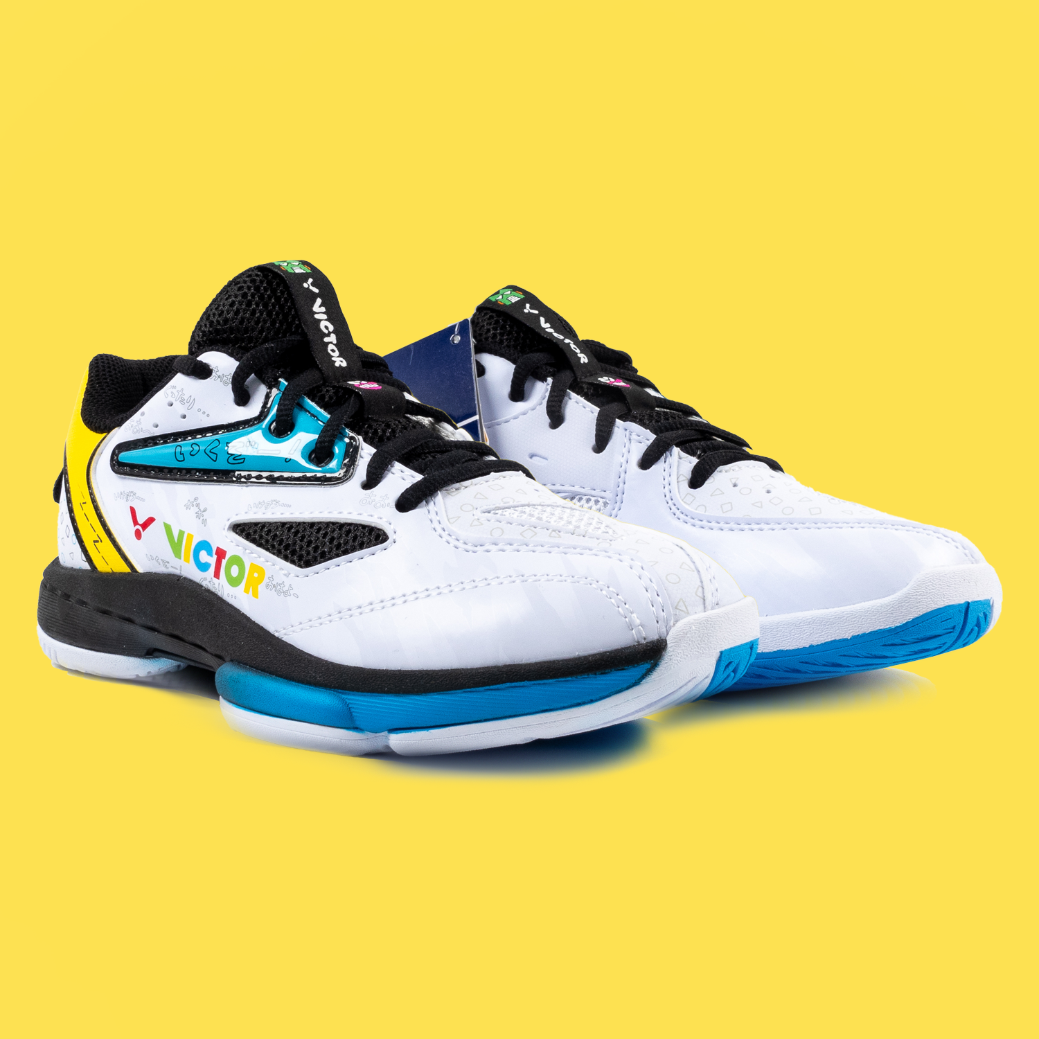 Victor x Crayon Shin Chan Junior Badminton Shoes A39JRCS-AC (White Victor x Crayon Shin Chan Junior Badminton Shoes A39JRCS-AC (White