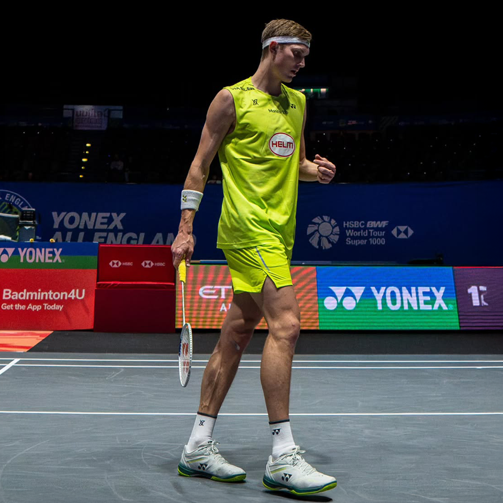 Yonex x Viktor Axelsen Unisex Knit Short 15227FRL (Flash Lime)