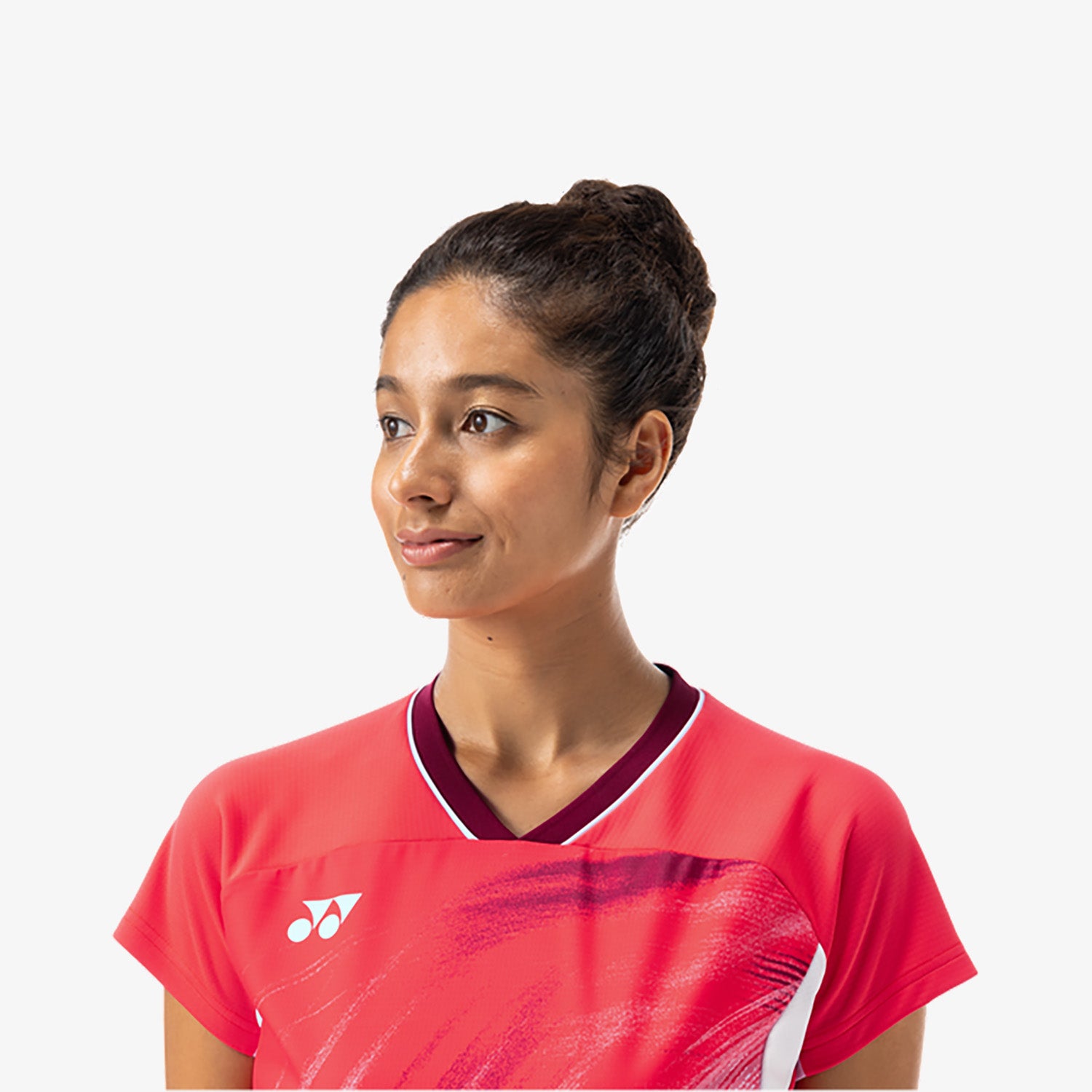 Yonex Women's Crew Neck Tournament Shirt 20769PR (Pearl Red) 