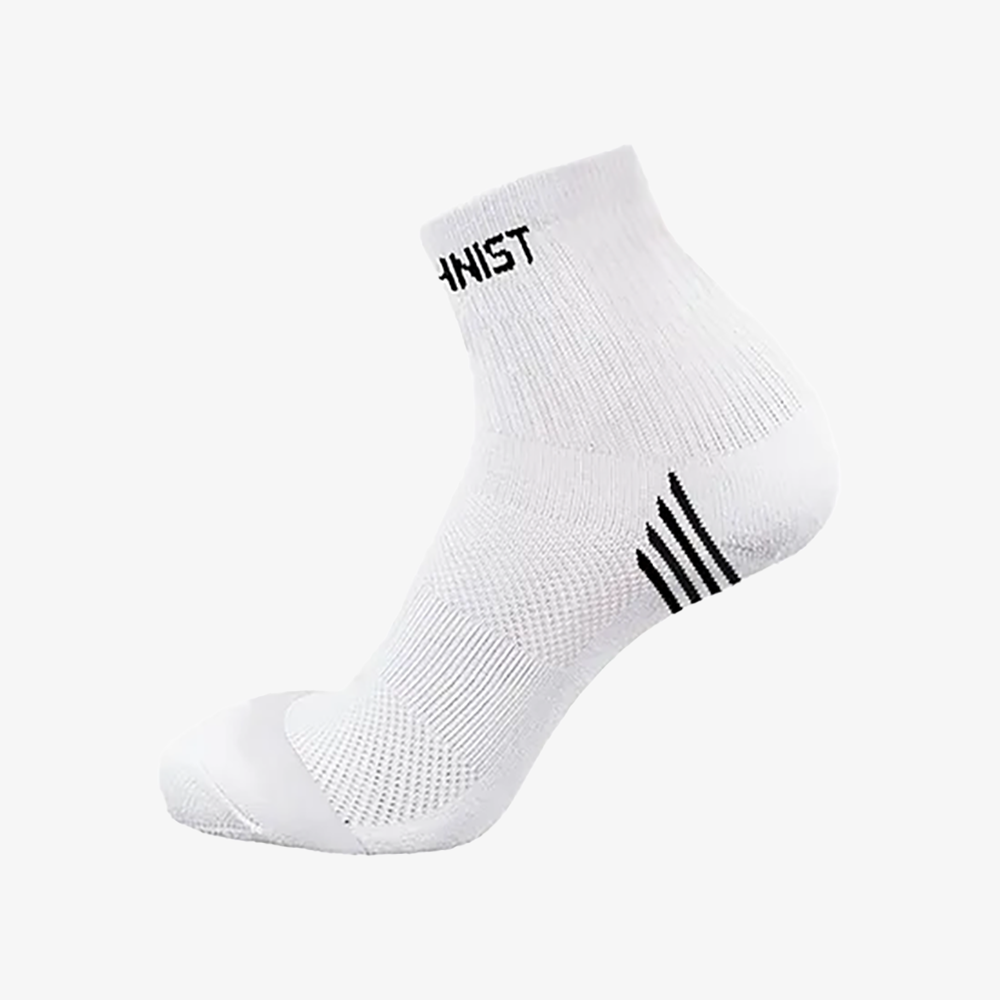 Technist Women's Sports Crew Socks TS-12WBK (Black)