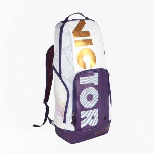 Victor Tai Tzu Ying Collection Badminton Tennis Racket Long Backpack BR3825TTY-AJ (White)