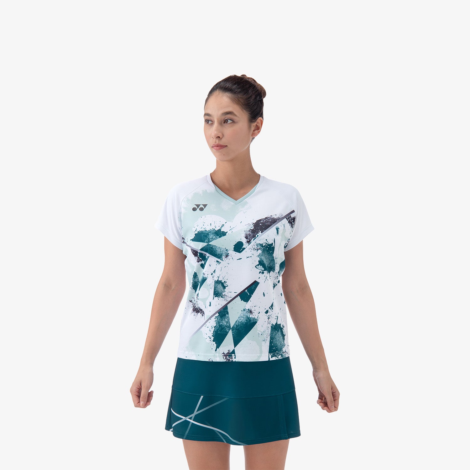 Yonex Women's Crew Neck Tournament Shirt 20771W (White) 