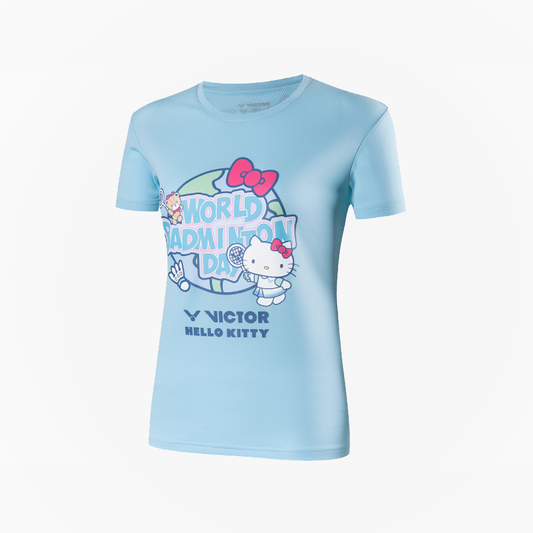 Victor x Hello Kitty World Badminton Day T-Shirt T-KT301M (Blue)