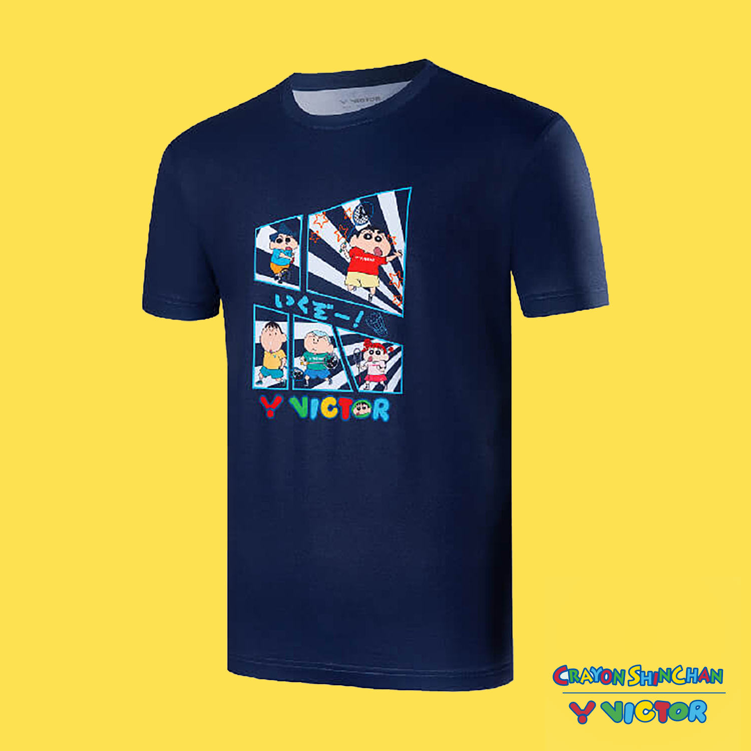 Victor x Crayon Shin Chan Junior T-Shirt T-404JRCS-B (Blue)