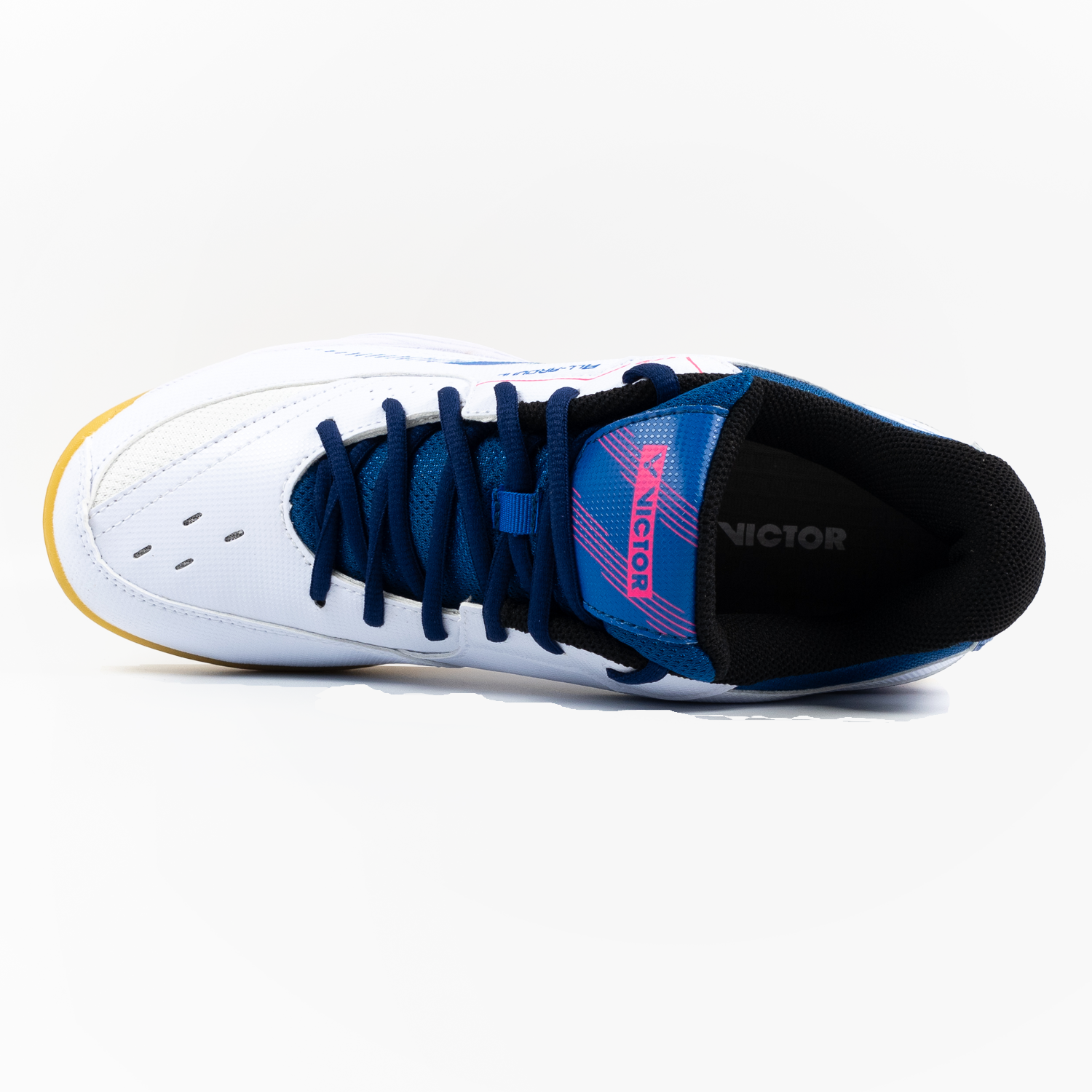 Victor Badminton Court Shoes A172AF (White/Mykonos Blue)