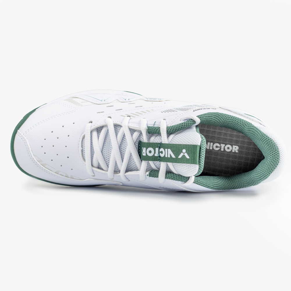 Victor P8500CLS-AG Wide Shoe (Bright White/Hunter Green)