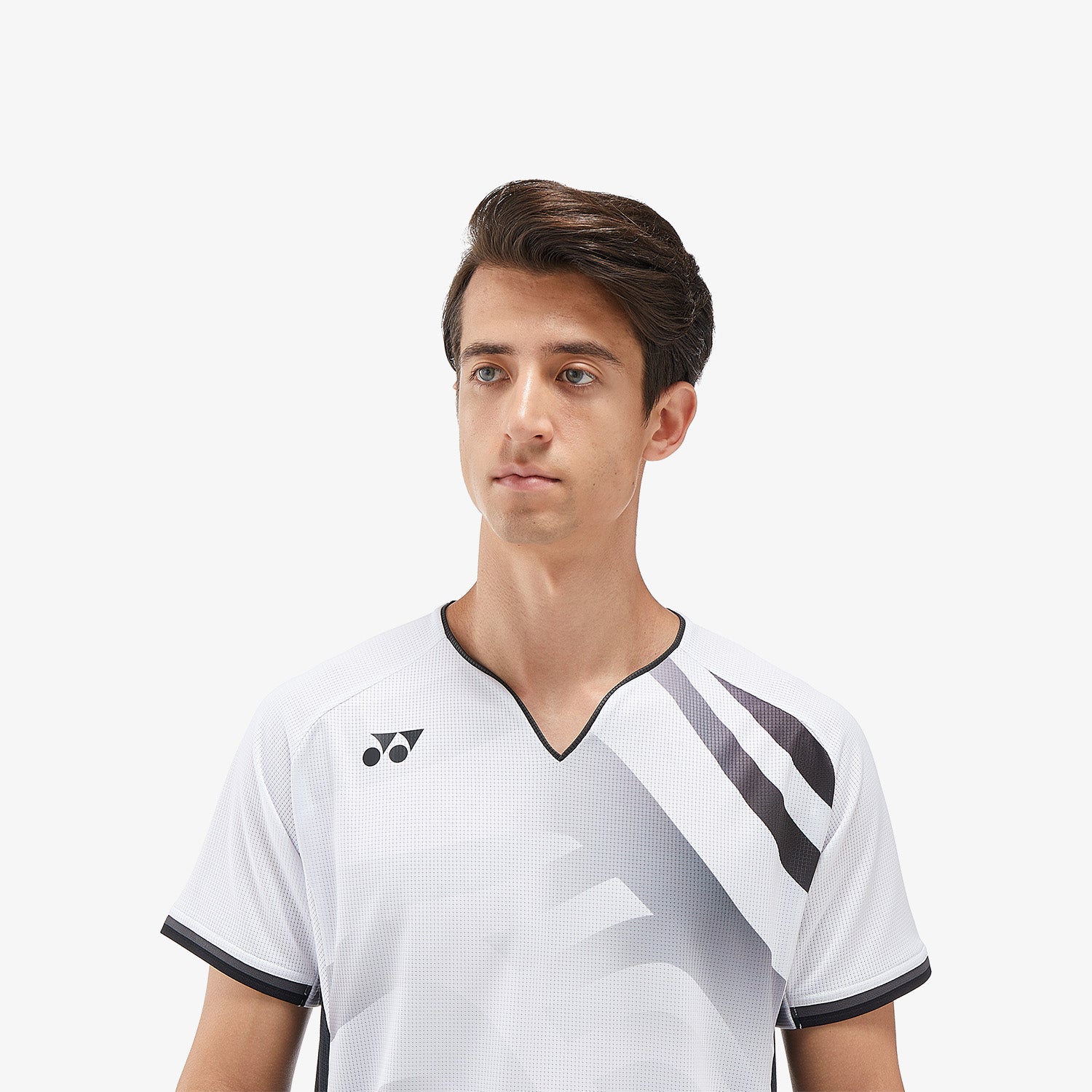 Yonex Men's Crew Neck Tournament Shirt 10566W (White) 