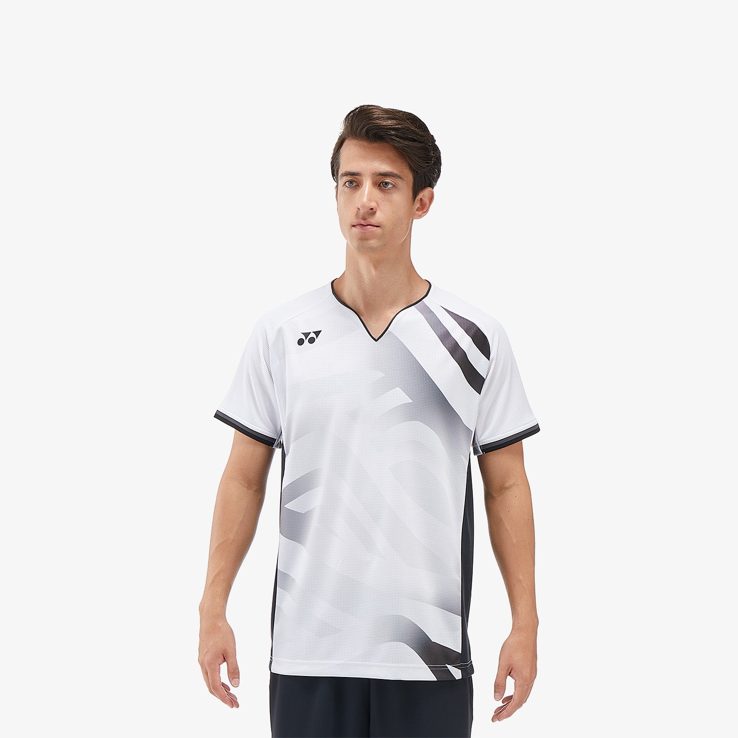 Yonex Men's Crew Neck Tournament Shirt 10566W (White) 