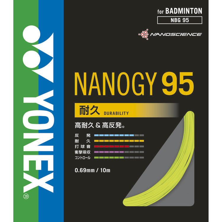 Yonex Nanogy 95 10m Badminton String (7 Colors)