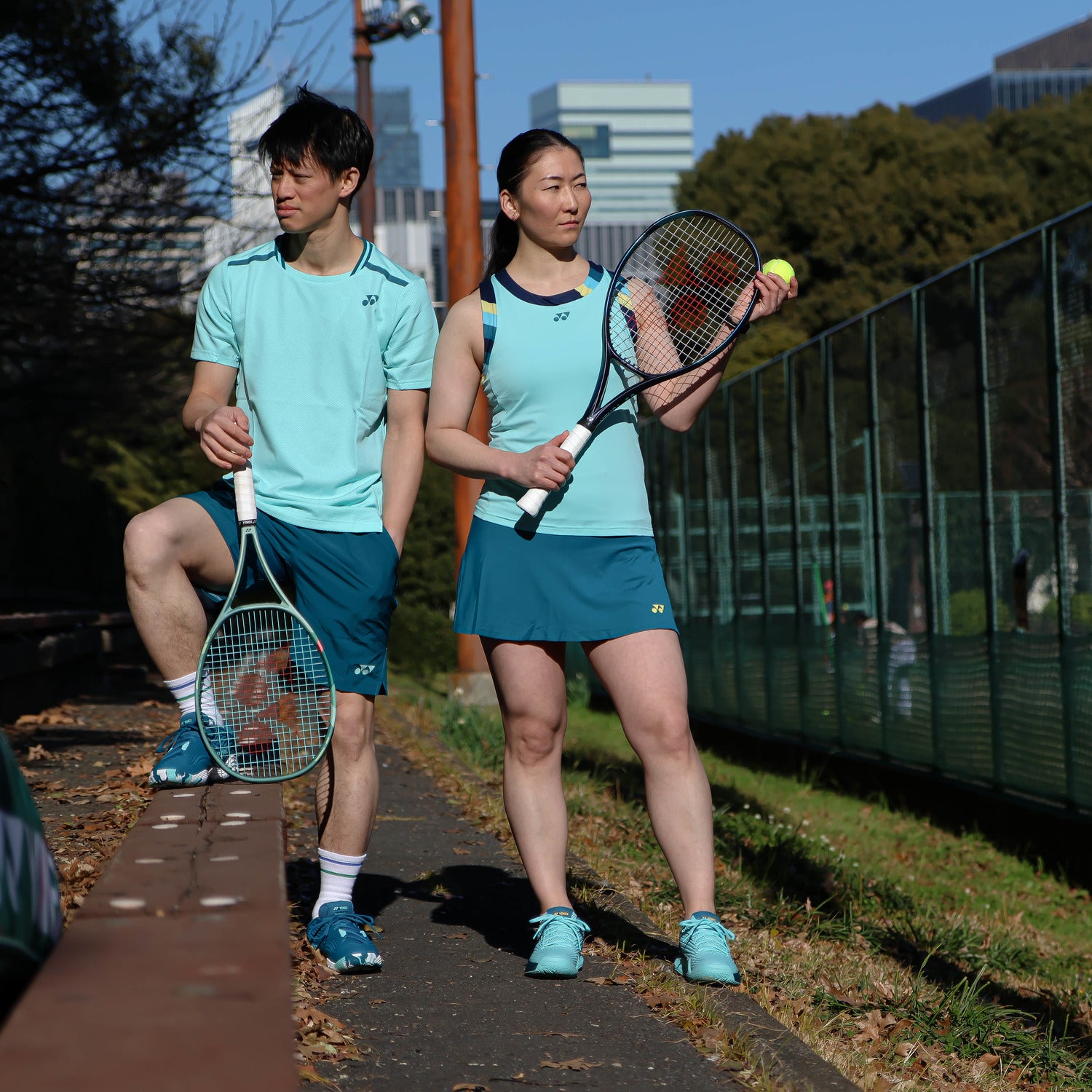 Yonex Unisex Shorts 15161 (Blue Green) 