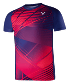 Victor T-Shirt T-25000TDB (Red & Navy)