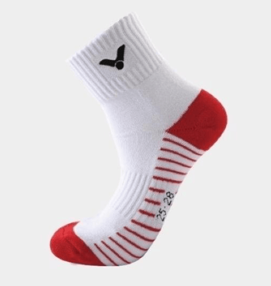 Victor Men's Sports Socks SK151D (White / Red)